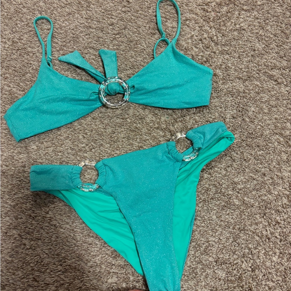 Beach Bunny Turquoise Swimwear